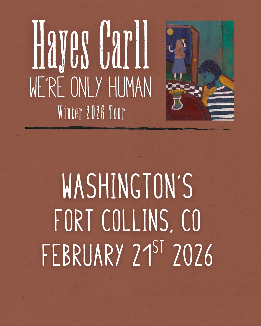 VIP Experience: Washington's - Fort Collins, CO - February 21, 2026