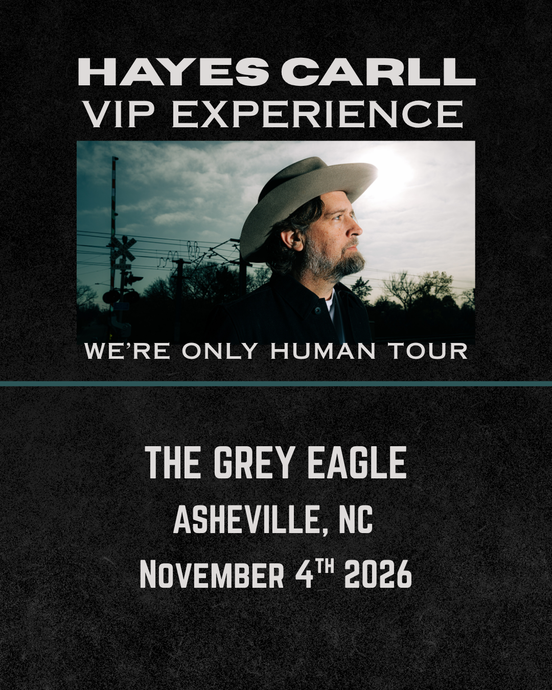 VIP Experience: The Grey Eagle - Asheville, NC - November 4th, 2026